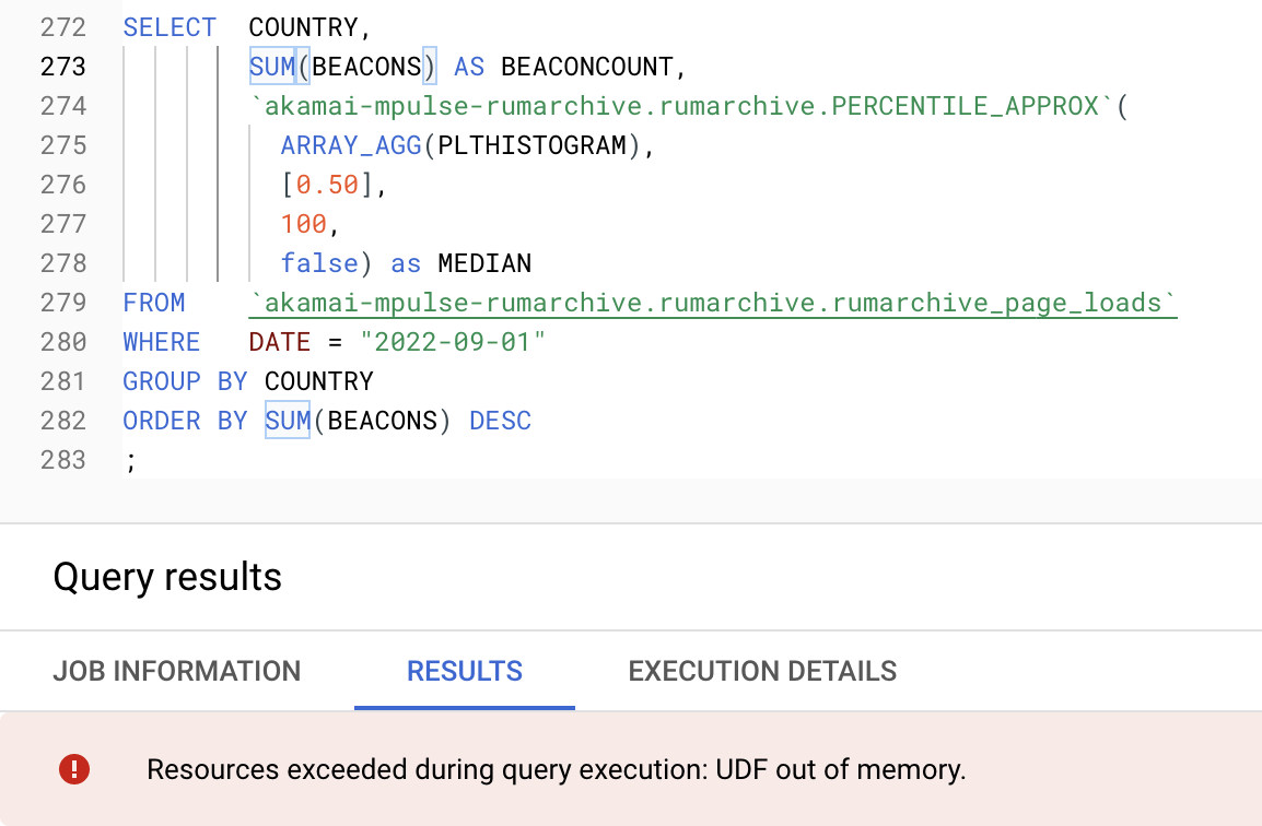 Estimating BigQuery costs